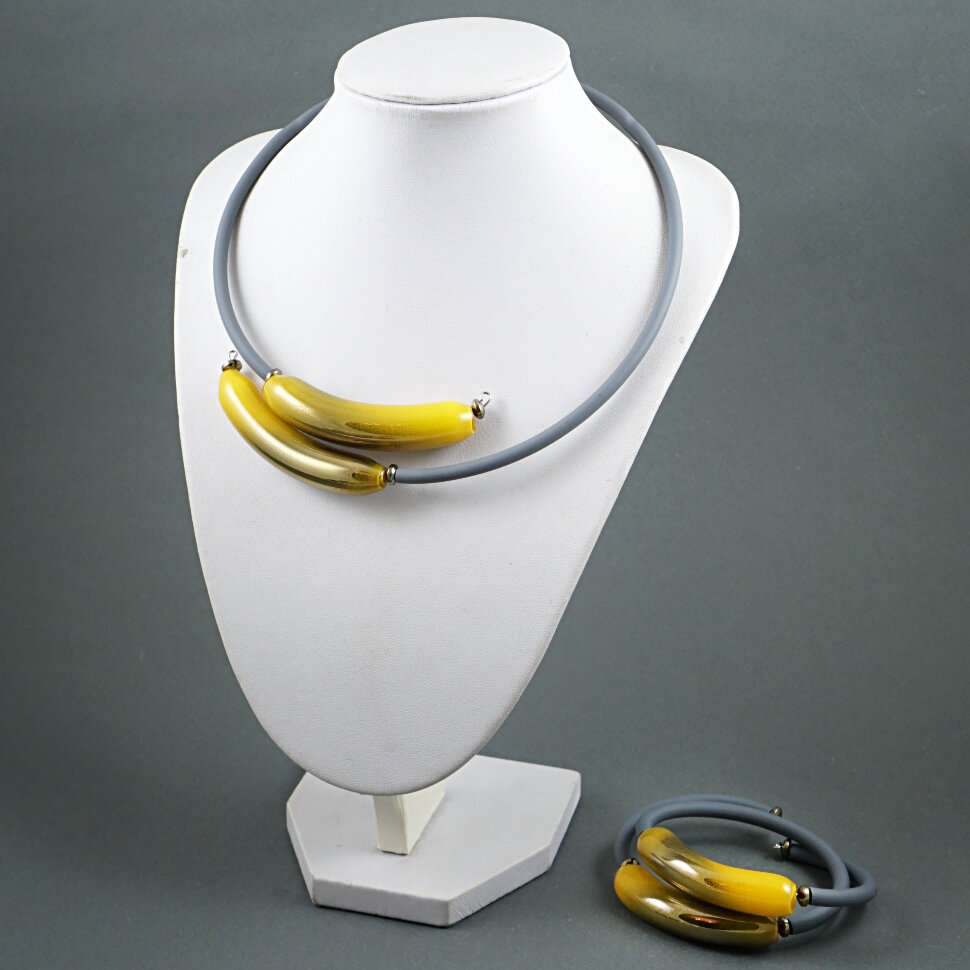 Колье "Choker yellow"