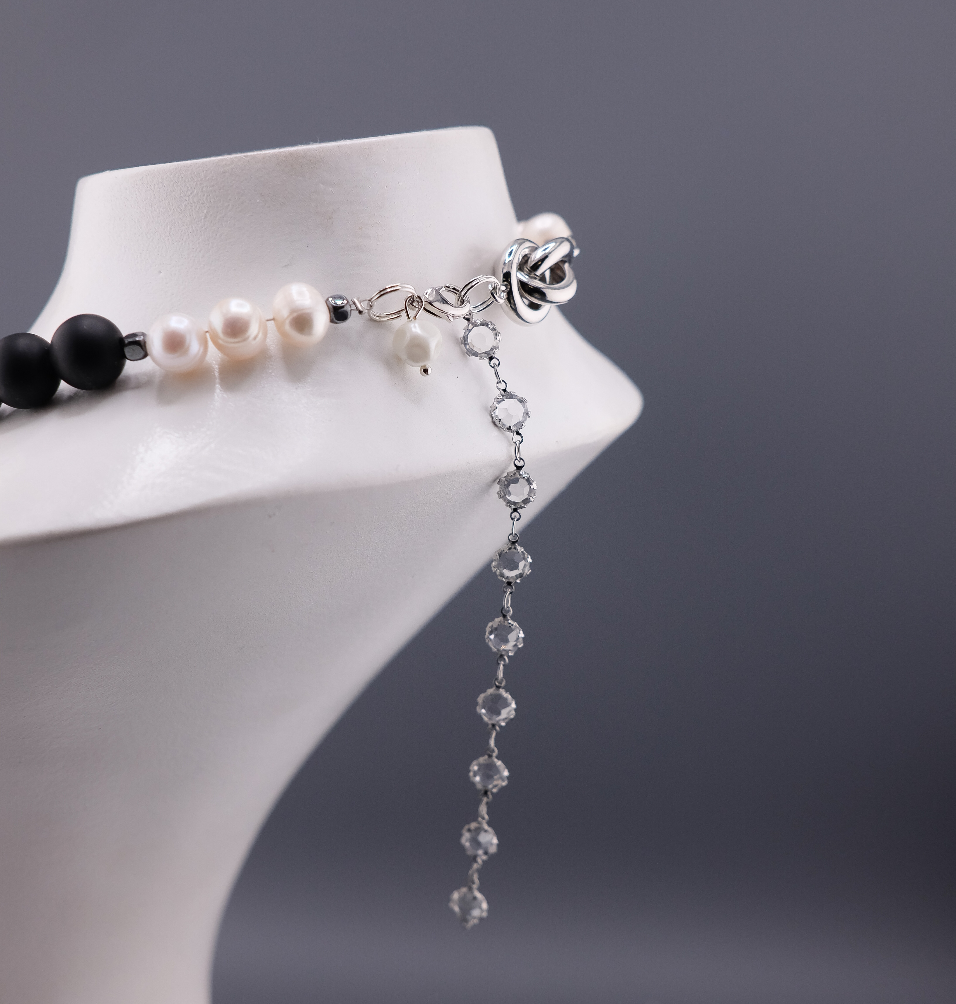 Колье Жемчуг узел