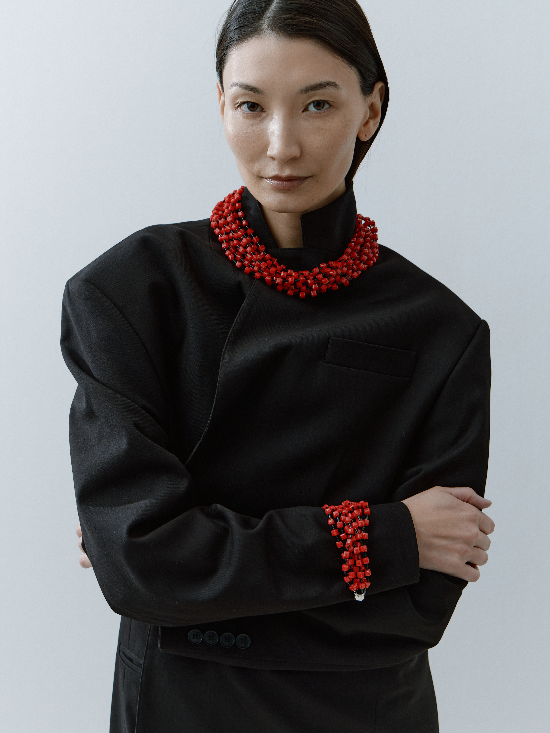 Колье "Нити Ред