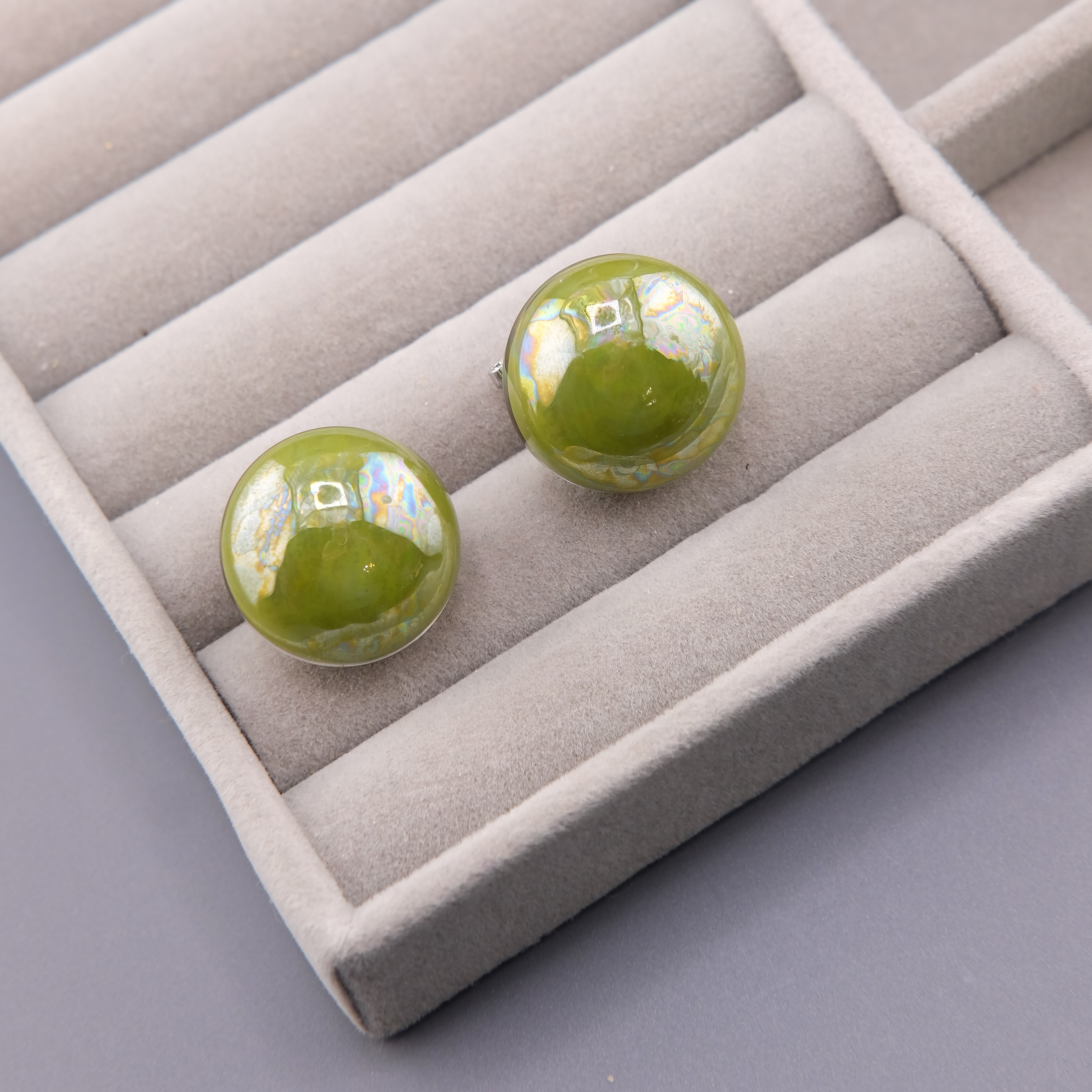 Серьги Мемори Олива