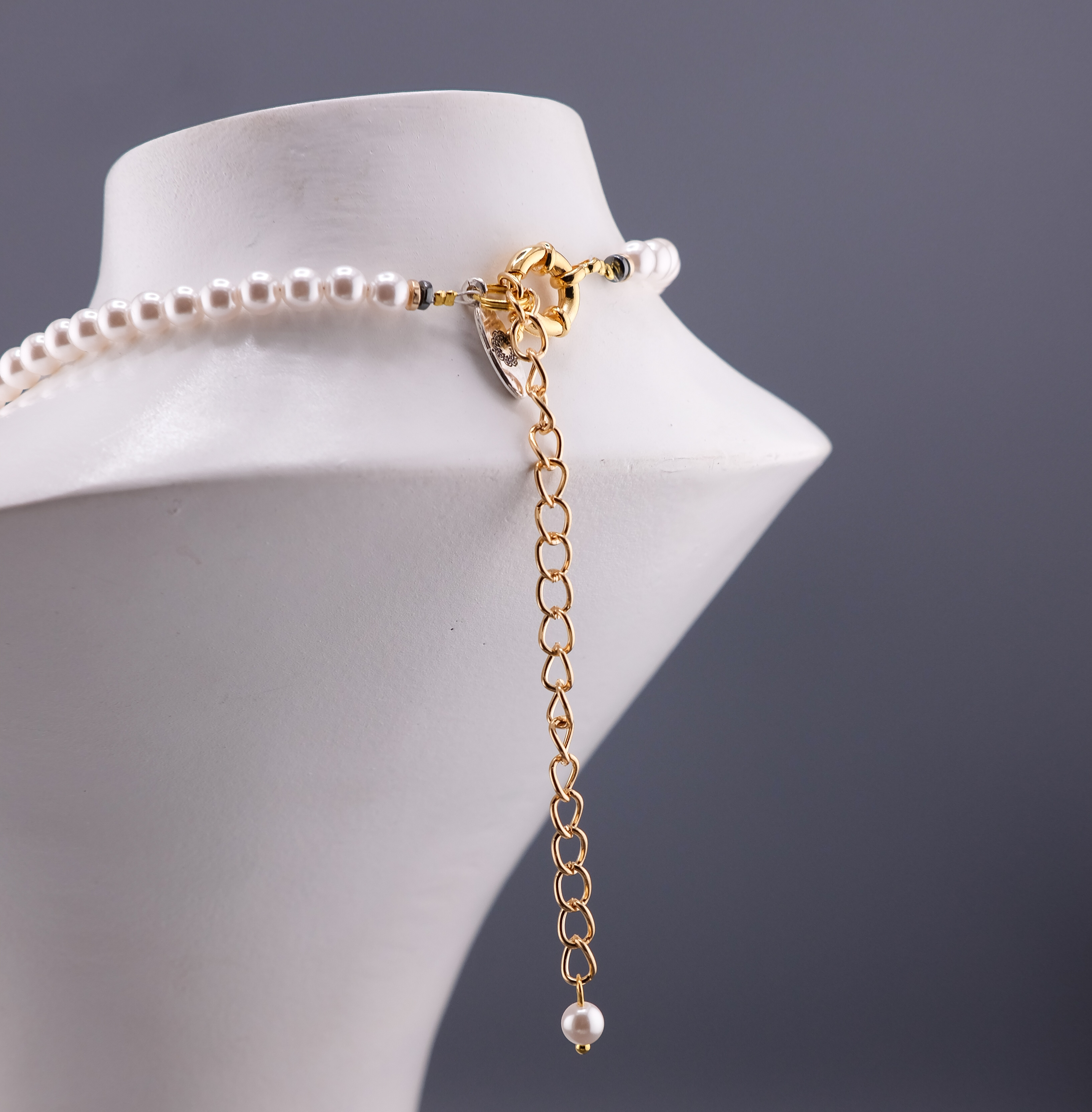 Чокер  Жемчуг Бусина