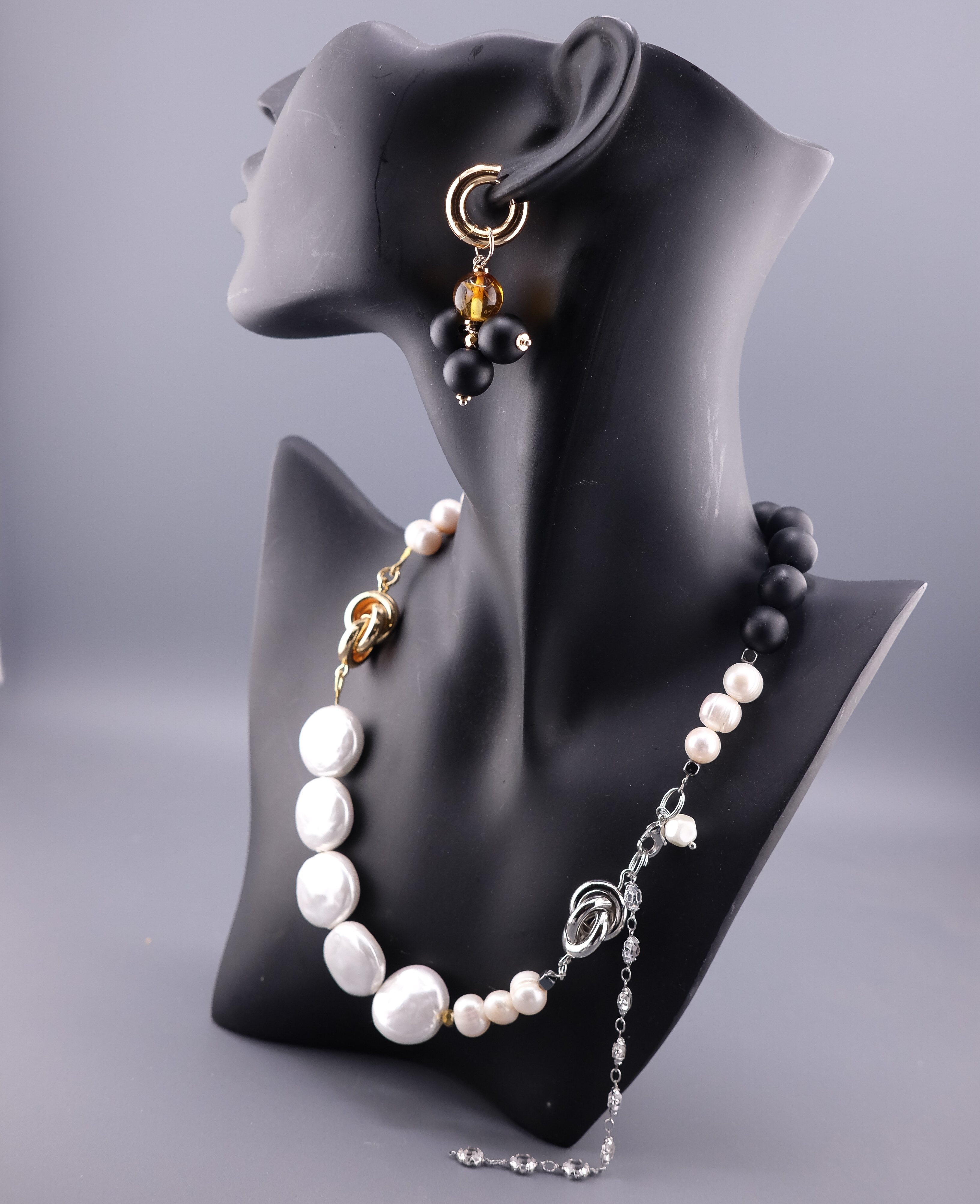 Колье Жемчуг узел