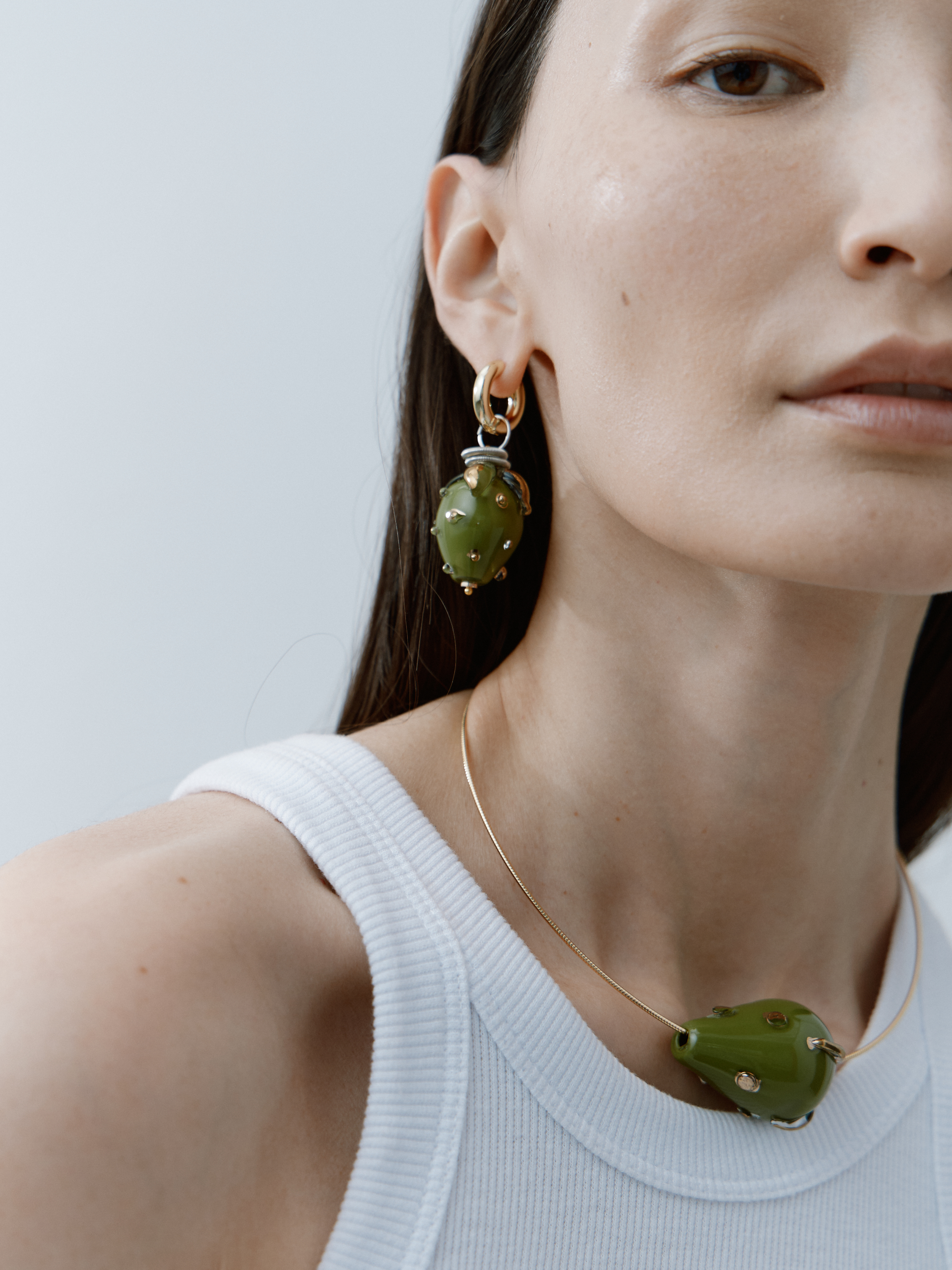 Серьги Клубника