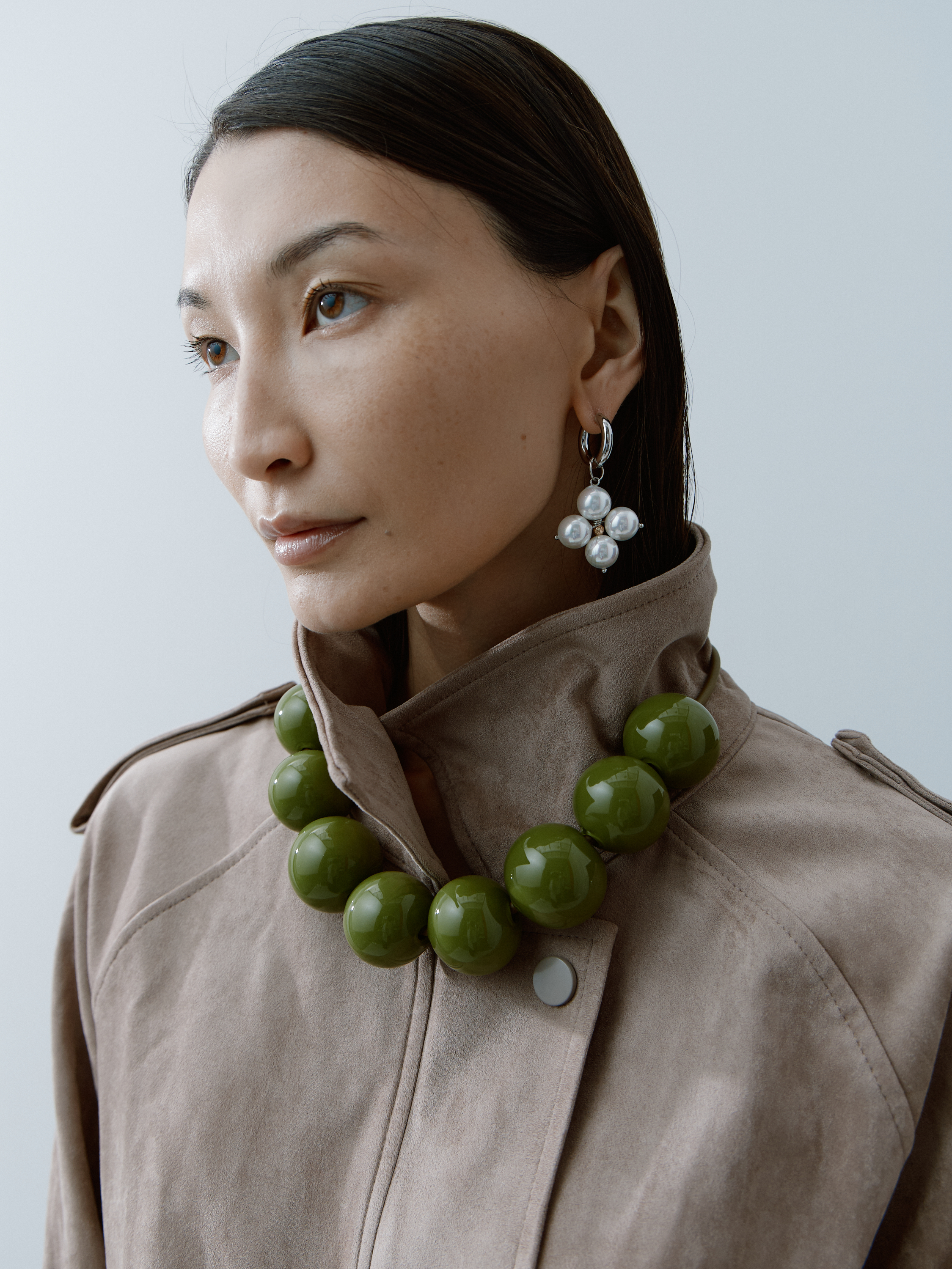 Моносерьга "Крест Лепесток