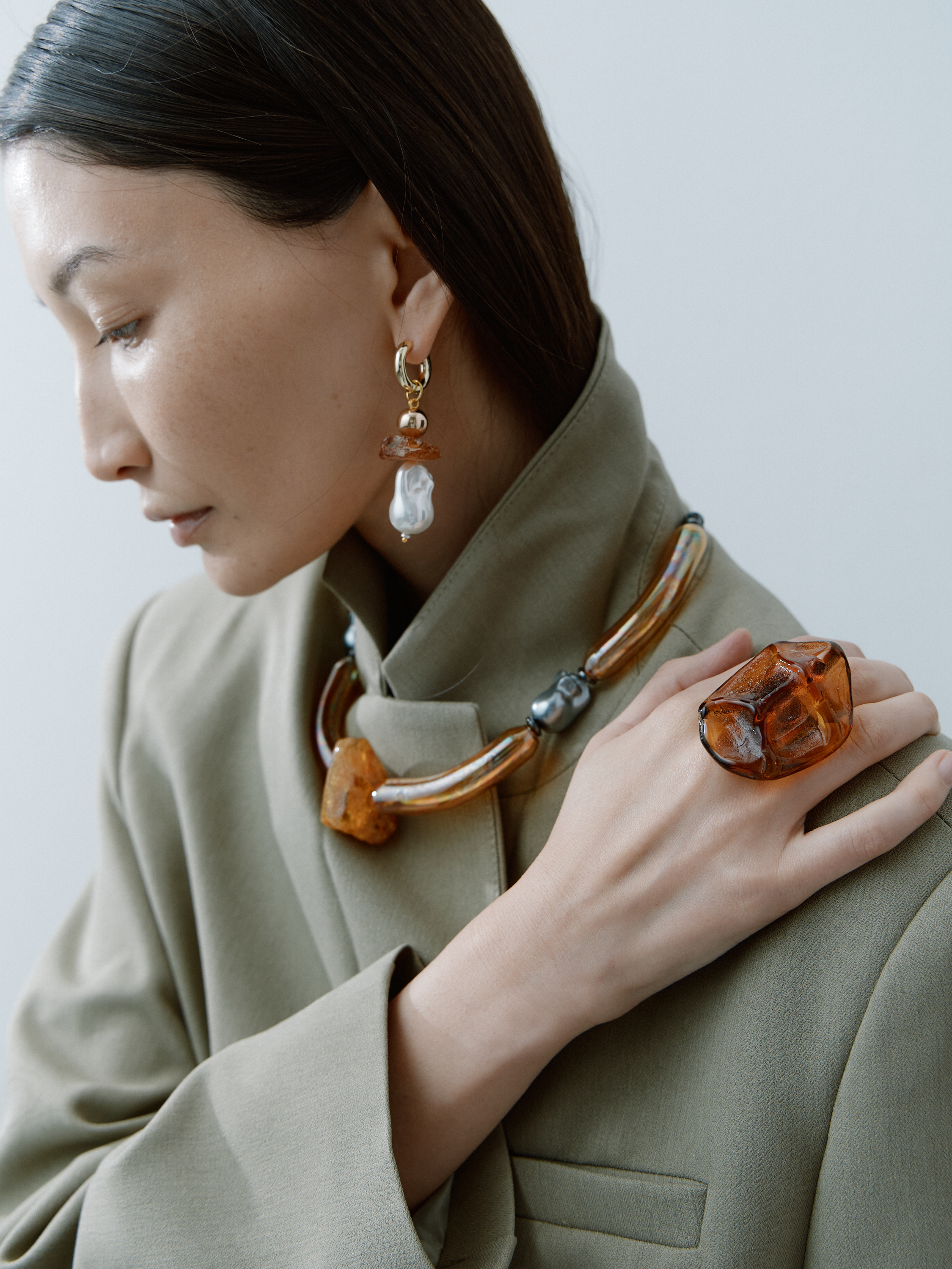 Колье "Янтарь