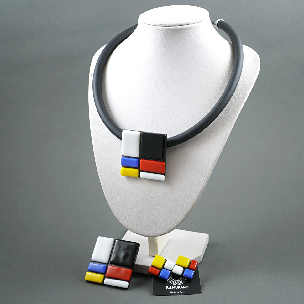 Колье "Mondrian kvadrat"