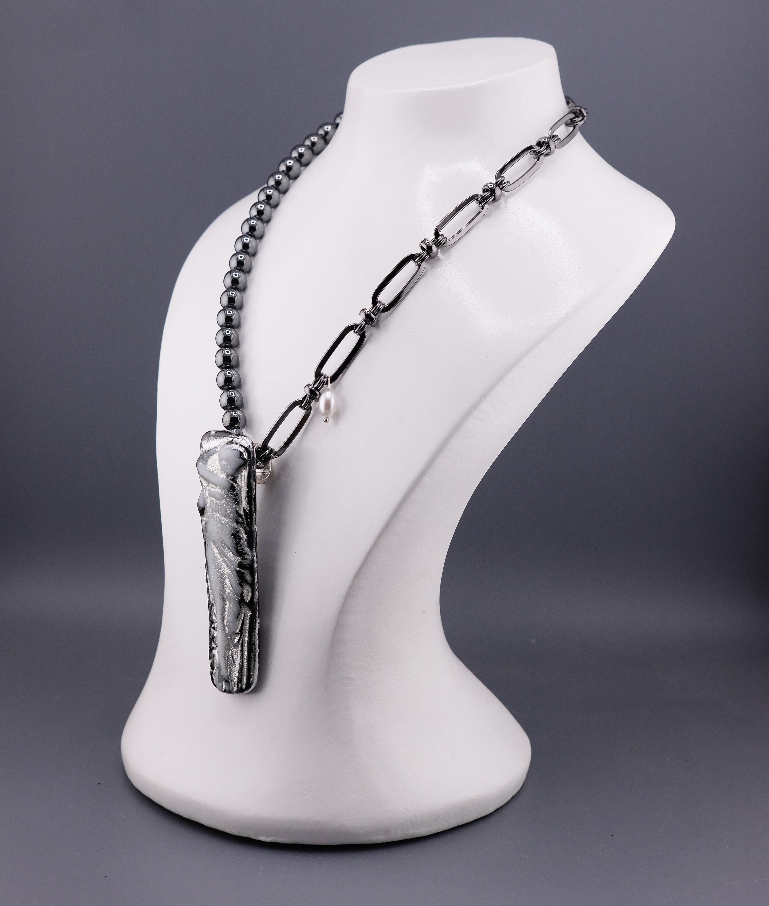 колье Афродита серебро