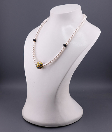 Чокер  Жемчуг Бусина