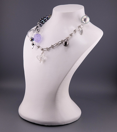 Колье "Ezhevika Blue"