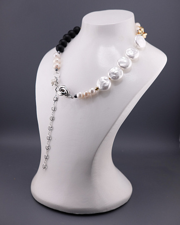 Колье Жемчуг узел