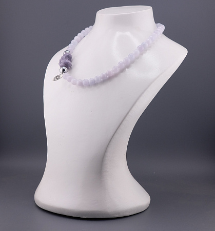 Чокер "Голубой Агат"