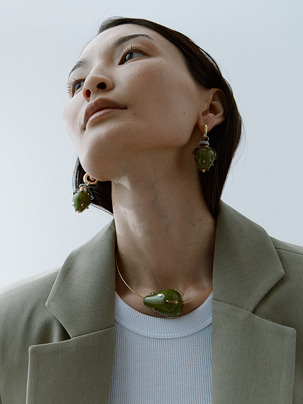 Колье Гривна Клубника