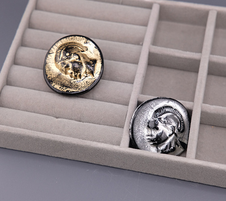 Парная Брошь Мавр и Моретто